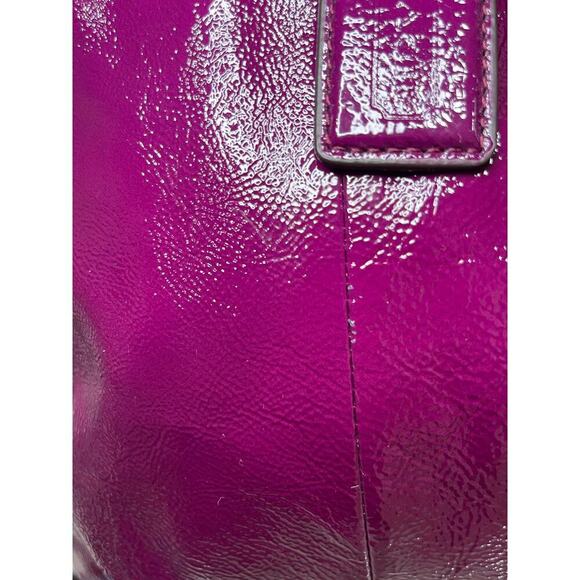 Coach F19711 Soho Buckle Patent Leather Carryall Bag & Buckle Zip Around Wallet - Picture 12 of 15